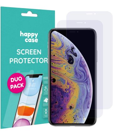 HappyCase Apple iPhone XS Screen Protector Duo Pack Screen Protectors