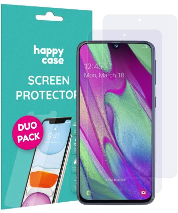 HappyCase Samsung Galaxy A40 Screen Protector Duo Pack Screen Protectors