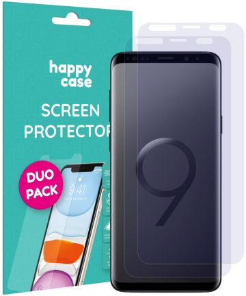 HappyCase Samsung Galaxy S9 Plus Screen Protector Duo Pack Screen Protectors