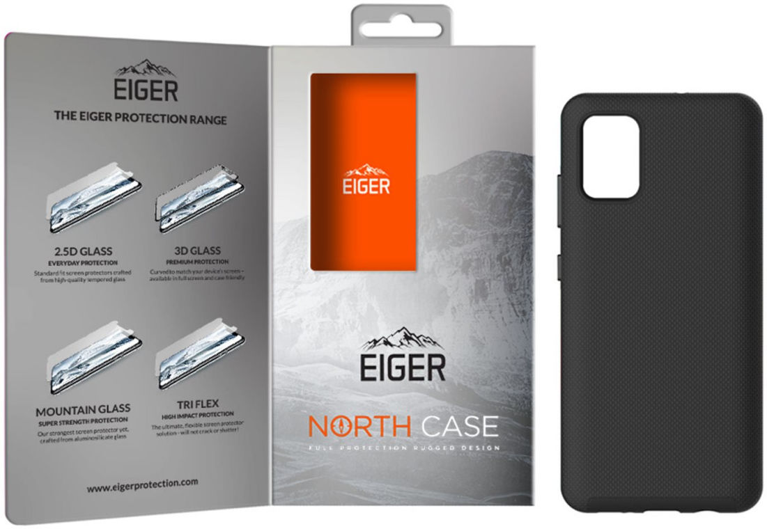 Eiger North Case Hybride Back Cover Samsung Galaxy A41 Zwart afbeelding 6