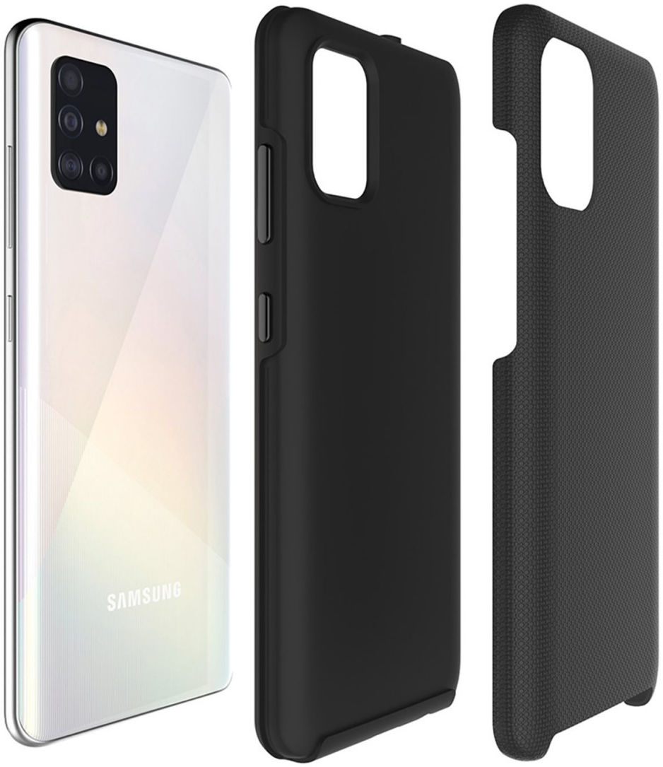 Eiger North Case Hybride Back Cover Samsung Galaxy A41 Zwart afbeelding 3