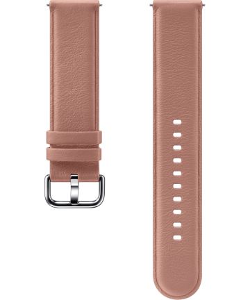 Origineel Samsung Universeel Leather Smartwatch 20MM Bandje Roze Goud Bandjes