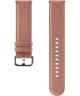 Origineel Samsung Universeel Leather Smartwatch 20MM Bandje Roze Goud