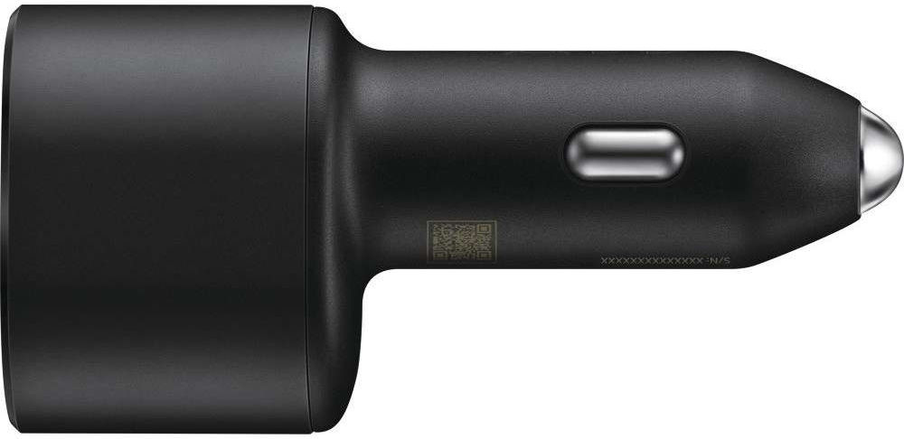 Originele Samsung Super Fast Charge USB-A / USB-C Autolader Zwart afbeelding 4
