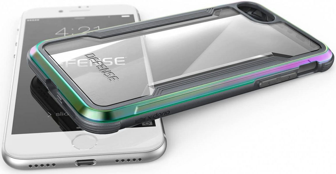 Raptic Shield iPhone SE (2020) / 8 / 7 Case Militair Getest Iridescent afbeelding 8