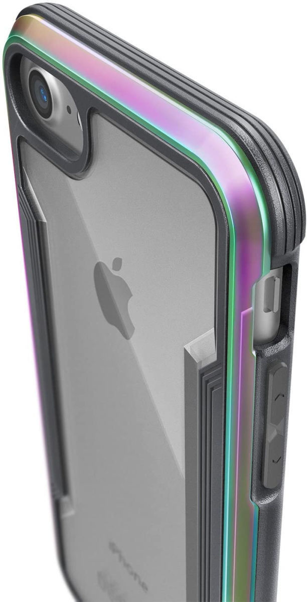 Raptic Shield iPhone SE (2020) / 8 / 7 Case Militair Getest Iridescent afbeelding 2