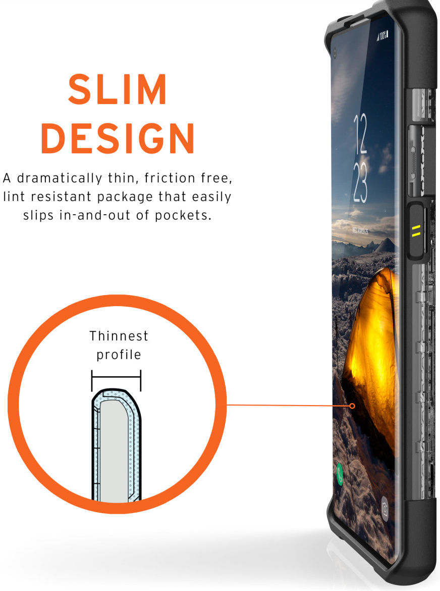 Urban Armor Gear Plasma OnePlus 8 Pro Hoesje Ice afbeelding 12