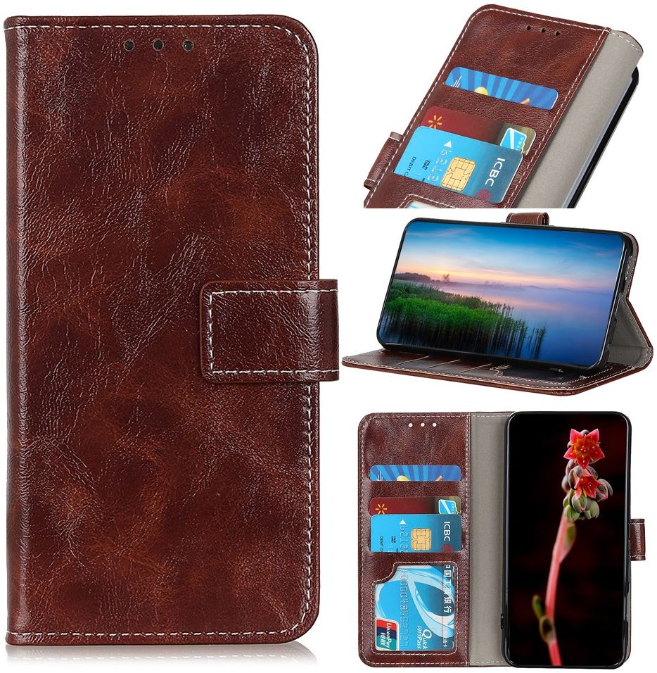 Samsung Galaxy M21 Hoesje Portemonnee Retro Bruin afbeelding 5
