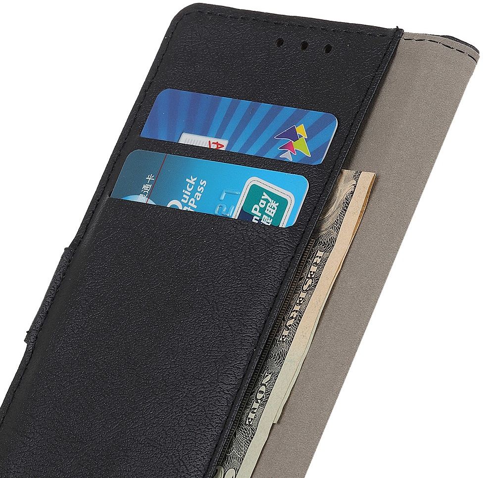 Samsung Galaxy M21 Hoesje Portemonnee Stijlvol met Standaard Zwart afbeelding 12