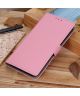 Samsung Galaxy M21 Hoesje Portemonnee Stijlvol met Standaard Roze