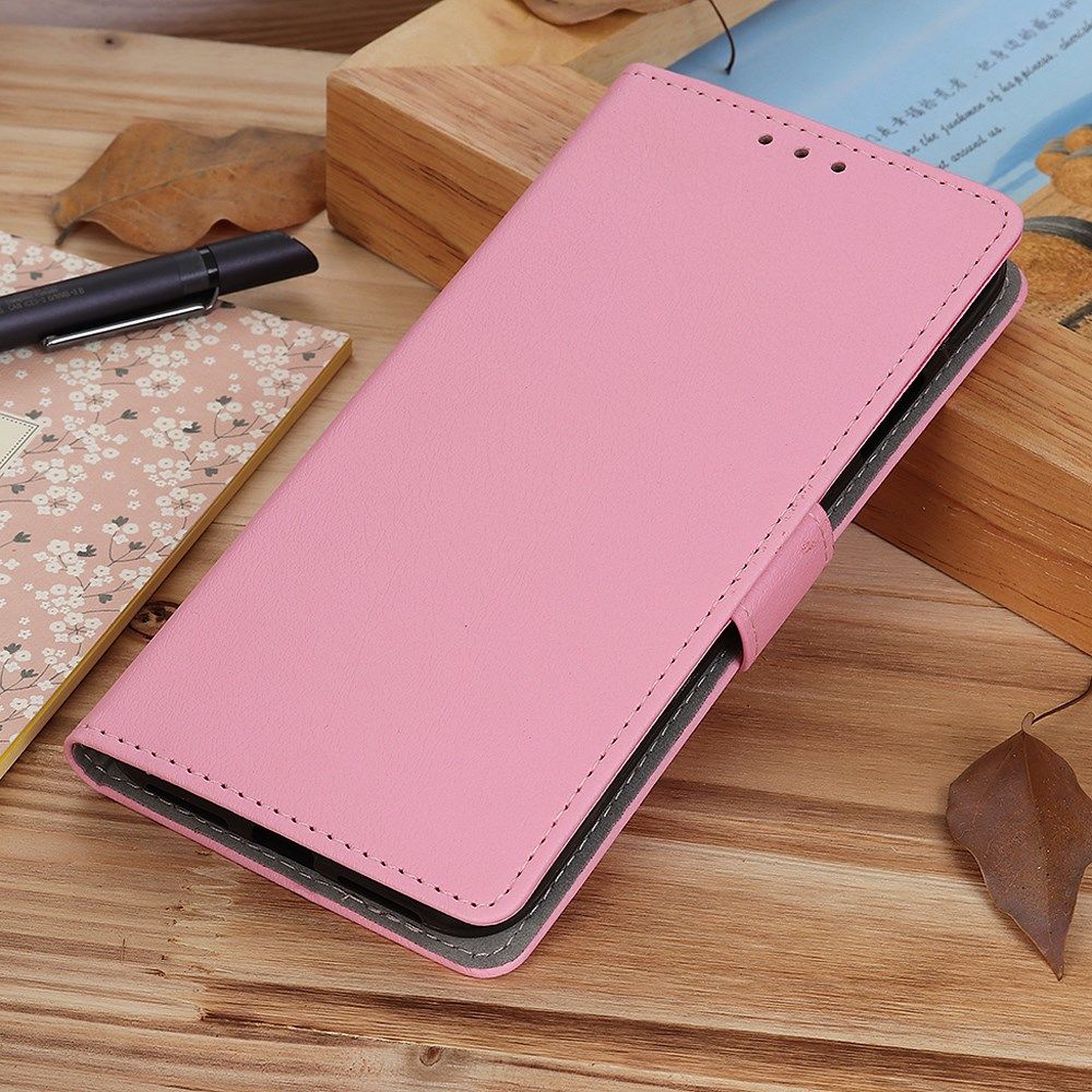 Samsung Galaxy M21 Hoesje Portemonnee Stijlvol met Standaard Roze afbeelding 4