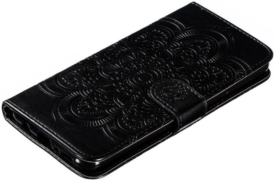 Samsung Galaxy M21 Hoesje Portemonnee met Mandala Print Zwart afbeelding 9
