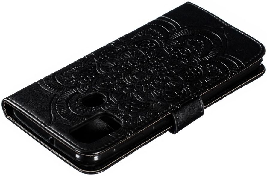 Samsung Galaxy M21 Hoesje Portemonnee met Mandala Print Zwart afbeelding 10