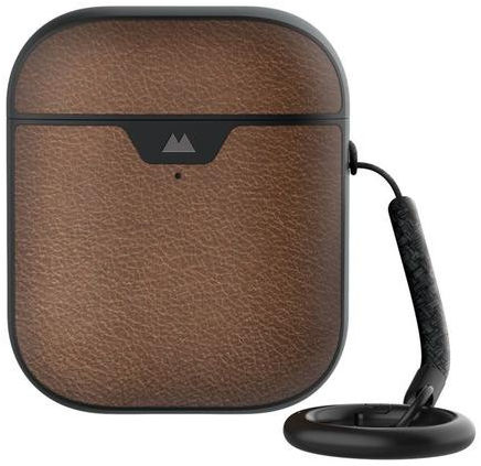 MOUS Apple AirPods 1/2 Hoesje Hybride Airoshock Bescherming Bruin Leer afbeelding 4