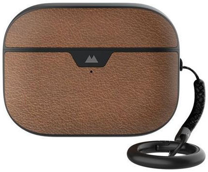 MOUS Apple AirPods Pro Hoesje Hybride Airoshock Bescherming Bruin Leer afbeelding 1