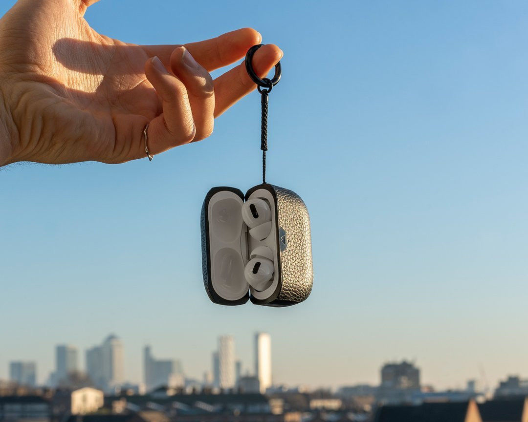 MOUS Apple AirPods Pro Hoesje Hybride Airoshock Bescherming Bruin Leer afbeelding 11