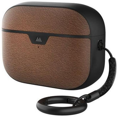 MOUS Apple AirPods Pro Hoesje Hybride Airoshock Bescherming Bruin Leer afbeelding 4