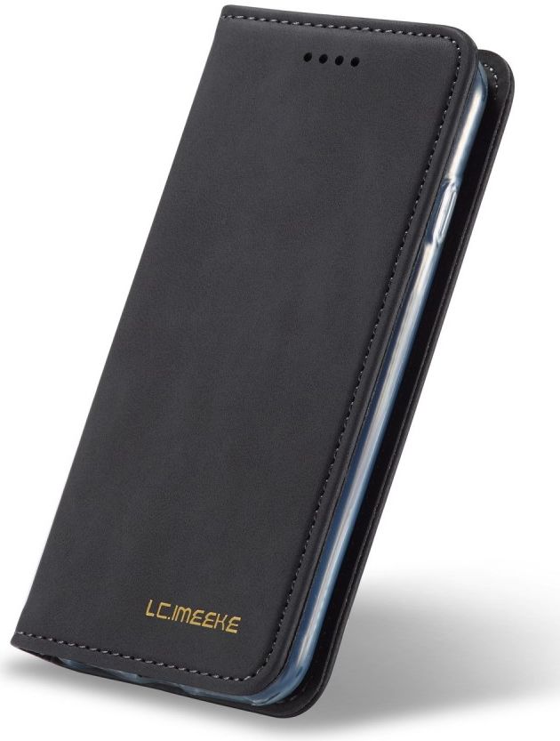 iPhone SE (2020/2022)/8/7 Hoesje Portemonnee Book Case Kunstleer Zwart afbeelding 11