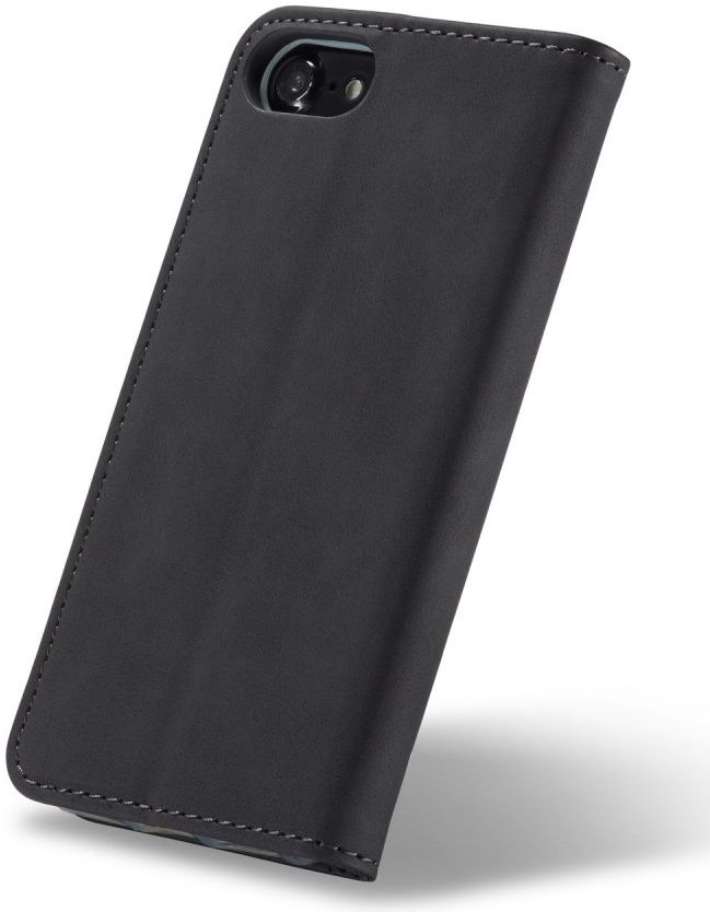 iPhone SE (2020/2022)/8/7 Hoesje Portemonnee Book Case Kunstleer Zwart afbeelding 12