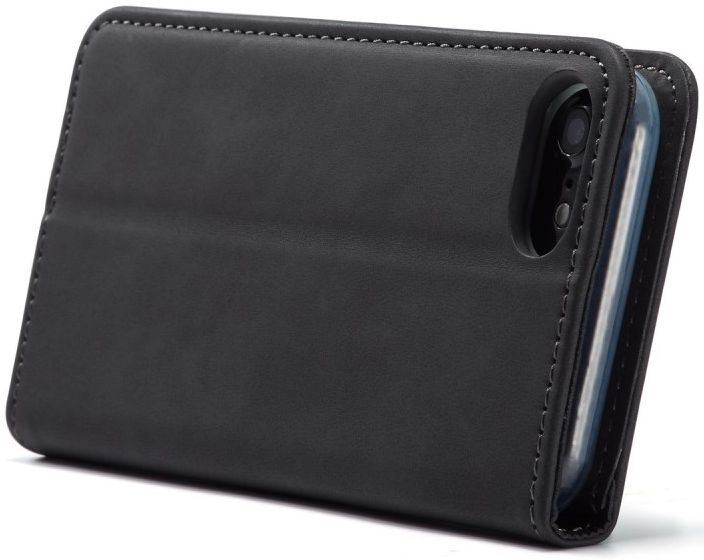 iPhone SE (2020/2022)/8/7 Hoesje Portemonnee Book Case Kunstleer Zwart afbeelding 5