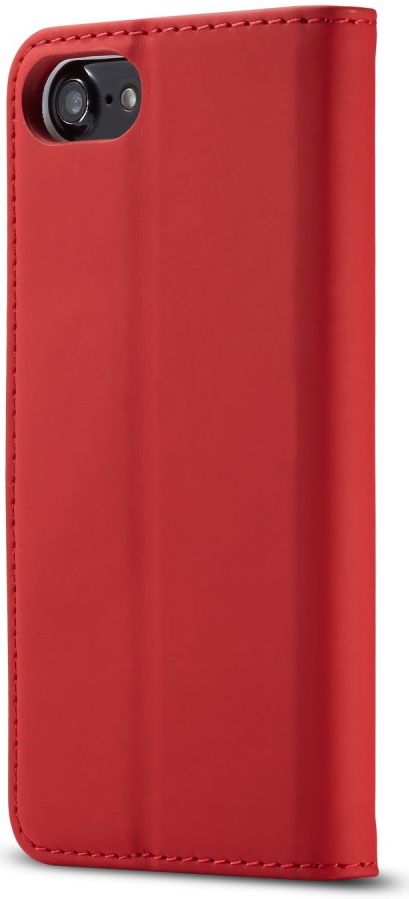 iPhone SE (2020/2022)/8/7 Hoesje Portemonnee Book Case Kunstleer Rood afbeelding 10