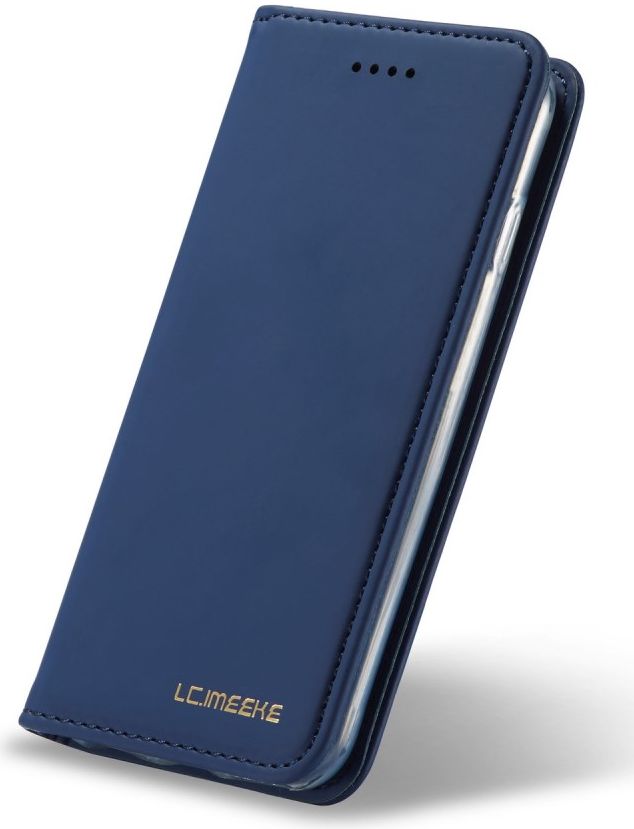 iPhone SE (2020/2022)/8/7 Hoesje Portemonnee Book Case Kunstleer Blauw afbeelding 13