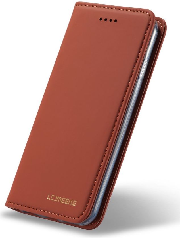 Apple iPhone SE 2020 Hoesje Portemonnee Stand Bookcase Kunstleer Bruin afbeelding 11