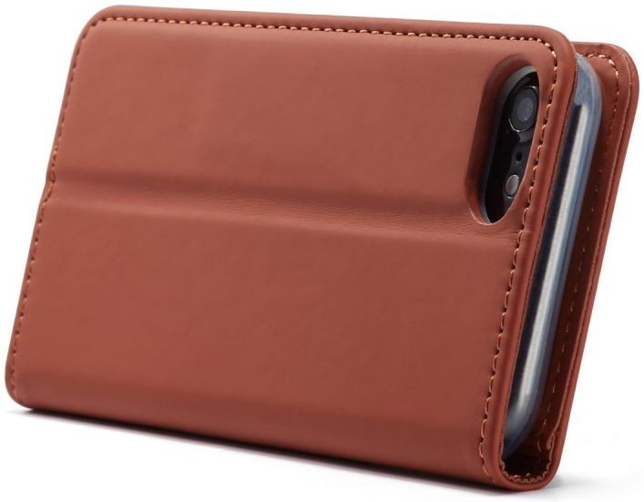 Apple iPhone SE 2020 Hoesje Portemonnee Stand Bookcase Kunstleer Bruin afbeelding 5