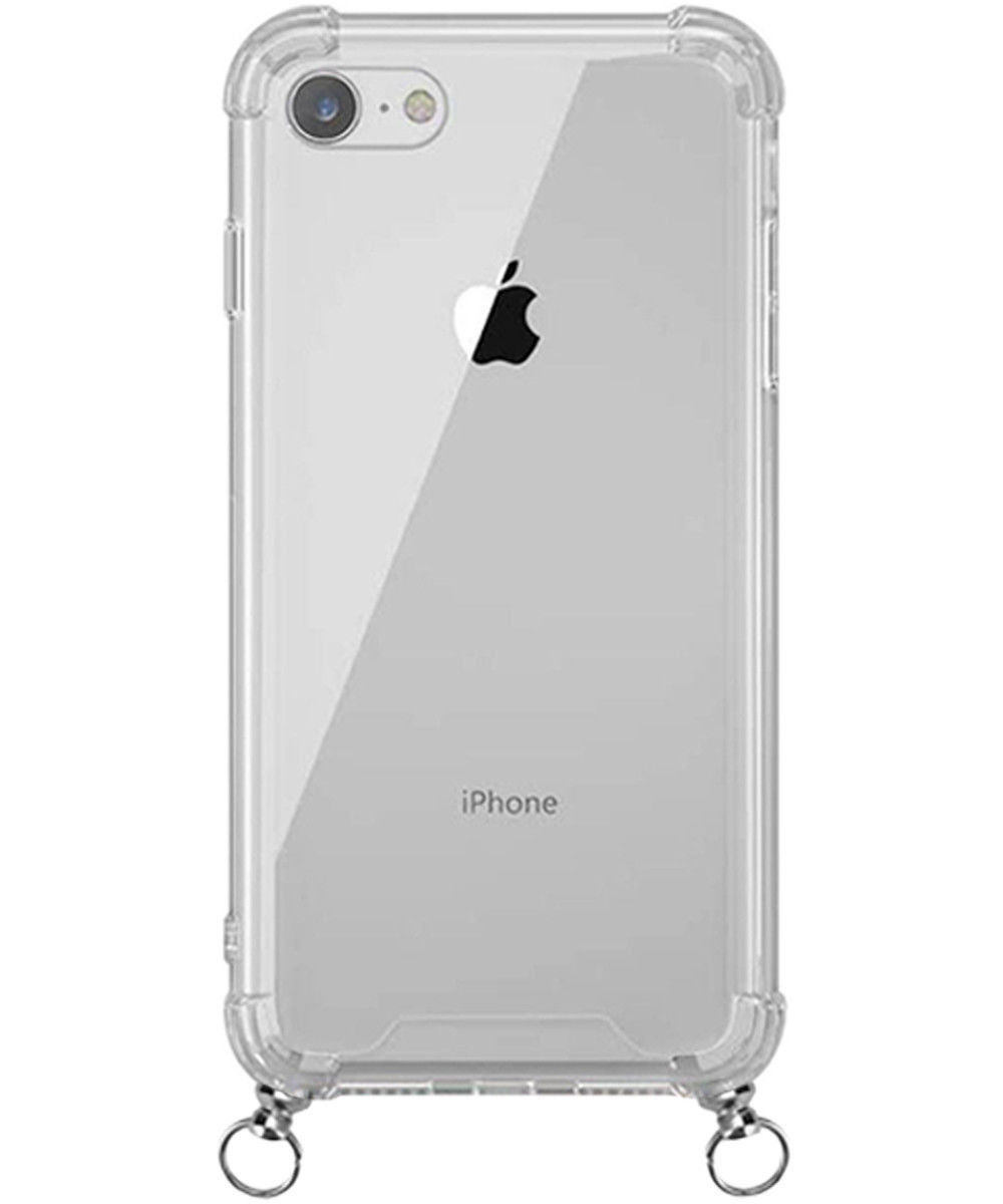 iPhone SE (2020/2022) / 8 / 7 Hoesje Hybride Back Cover Koord Rood afbeelding 2