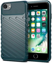 iPhone 7/8/SE (2020/2022) Hoesje Twill Thunder Back Cover Groen
