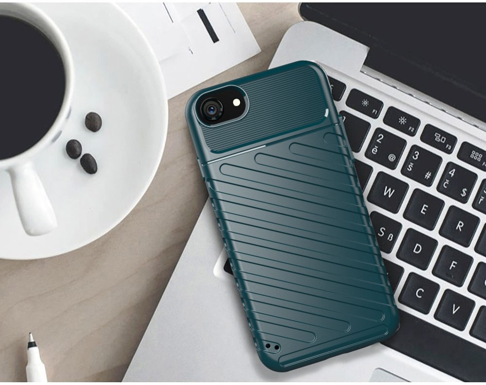 iPhone 7/8/SE (2020/2022) Hoesje Twill Thunder Back Cover Groen afbeelding 2