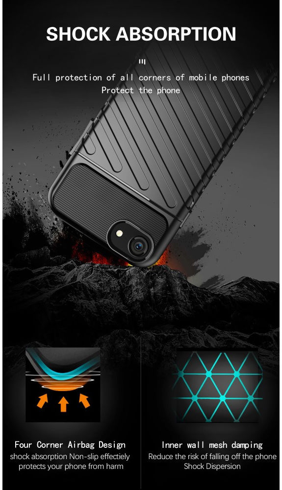 iPhone 7/8/SE (2020/2022) Hoesje Twill Thunder Back Cover Groen afbeelding 3