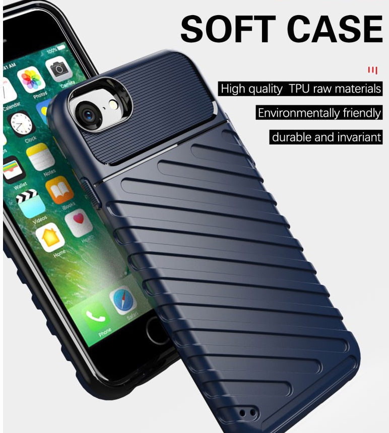 iPhone 7/8/SE (2020/2022) Hoesje Twill Thunder Back Cover Groen afbeelding 5
