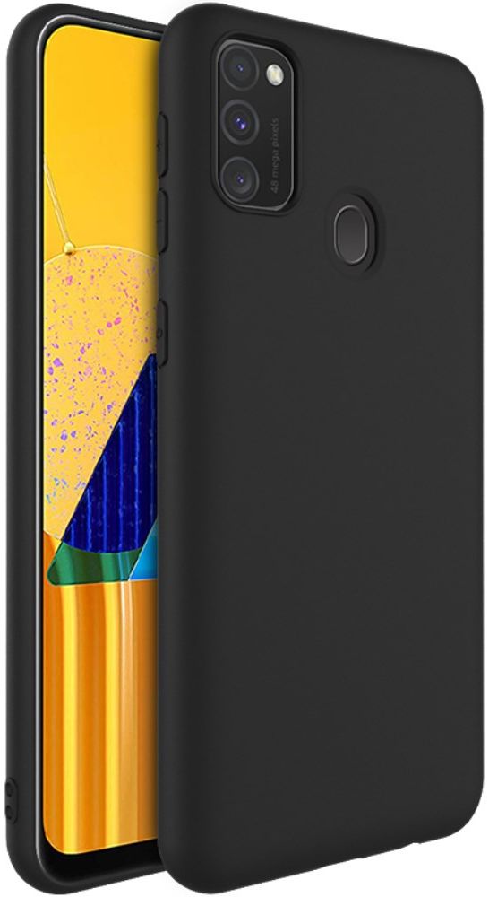 IMAK UC-1 Series Samsung Galaxy M21 Hoesje Matte TPU Zwart afbeelding 1