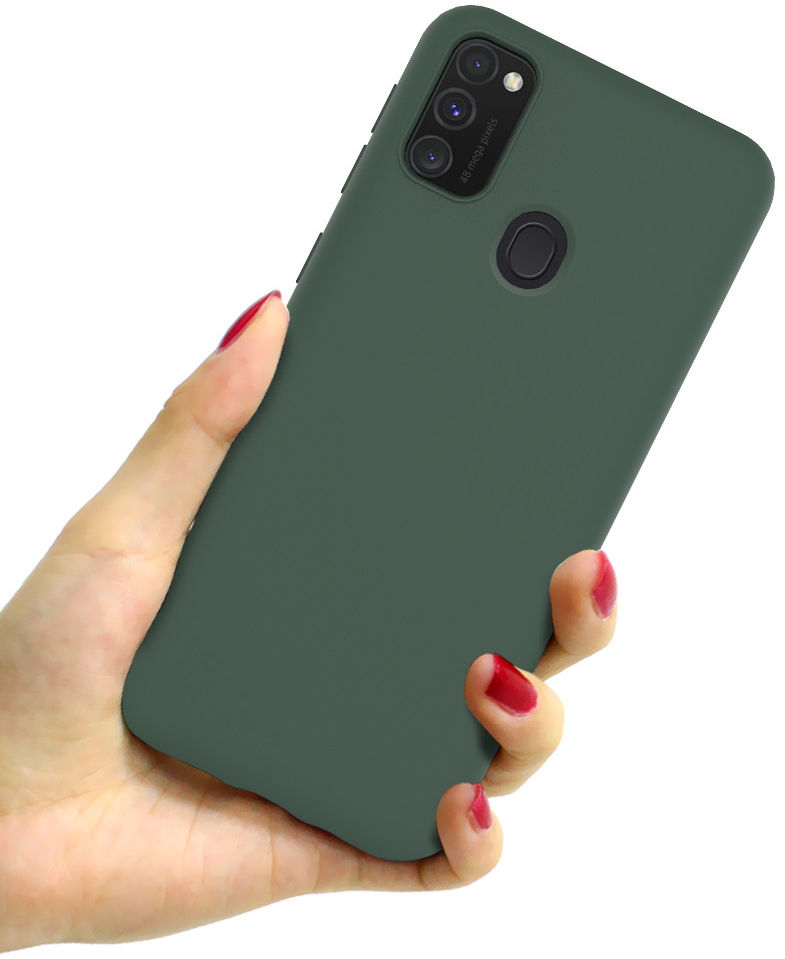 IMAK UC-1 Series Samsung Galaxy M21 Hoesje Matte TPU Groen afbeelding 3