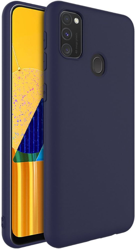 IMAK UC-1 Series Samsung Galaxy M21 Hoesje Matte TPU Blauw afbeelding 1