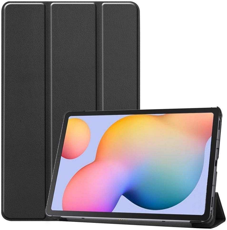 Samsung Galaxy Tab S6 Lite Hoesje Tri-Fold Zwart afbeelding 1