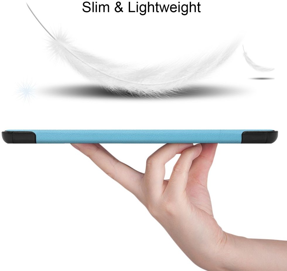 Samsung Galaxy Tab S6 Lite Hoesje Tri-Fold Blauw afbeelding 4