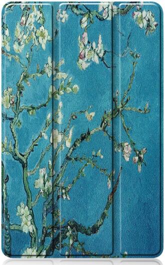 Samsung Galaxy Tab S6 Lite Hoesje Tri-Fold Blossom Print afbeelding 9
