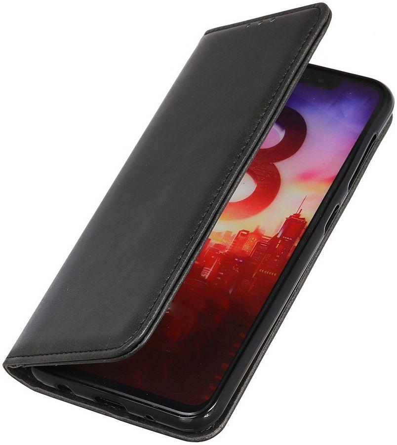 Samsung Galaxy A31 Hoesje Portemonnee Splitleer Book Case Zwart afbeelding 2