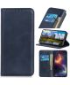 Samsung Galaxy A31 Hoesje Portemonnee Splitleer Book Case Blauw
