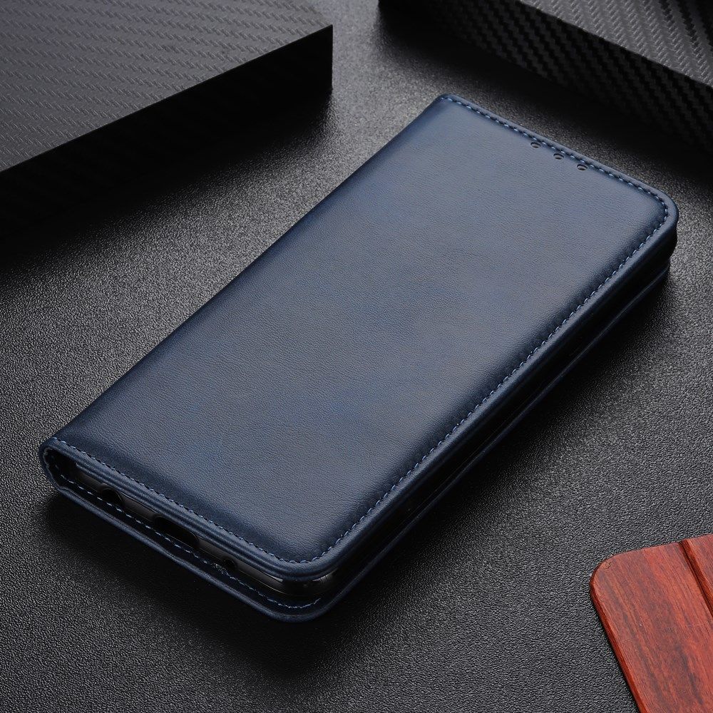 Samsung Galaxy A31 Hoesje Portemonnee Splitleer Book Case Blauw afbeelding 4