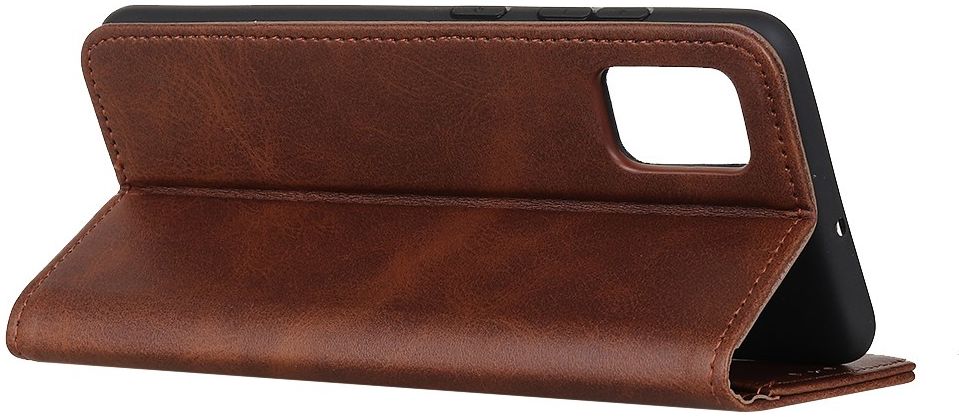 Samsung Galaxy A31 Hoesje Portemonnee Splitleer Book Case Donkerbruin afbeelding 6