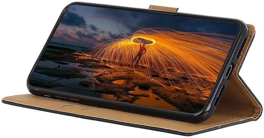Samsung Galaxy A31 Hoesje Portemonnee Book Case Kunstleer Zwart afbeelding 9
