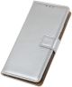 Samsung Galaxy A31 Hoesje Portemonnee Book Case Kunstleer Zilver