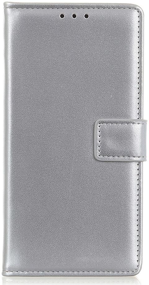 Samsung Galaxy A31 Hoesje Portemonnee Book Case Kunstleer Zilver afbeelding 2