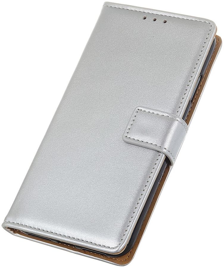 Samsung Galaxy A31 Hoesje Portemonnee Book Case Kunstleer Zilver afbeelding 9