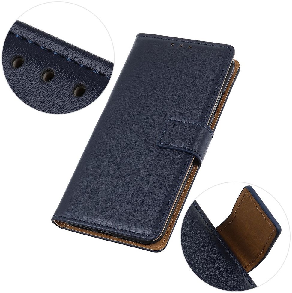 Samsung Galaxy A31 Hoesje Portemonnee Book Case Kunstleer Blauw afbeelding 9
