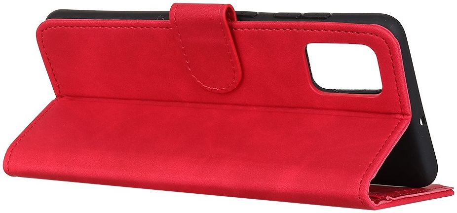 KHAZNEH Samsung Galaxy A31 Hoesje Retro Wallet Book Case Rood afbeelding 6