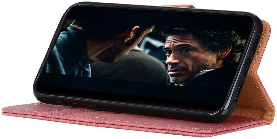 KHAZNEH Samsung Galaxy A31 Hoesje Portemonnee Book Case Roze afbeelding 5